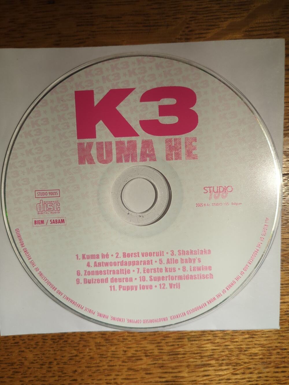K3 Kuma He Cd Disc Only